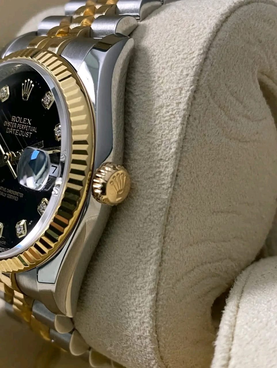 Rolex Datejust 116233 Crown Side Profile