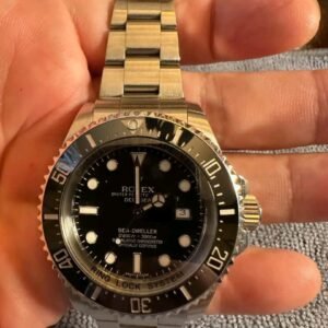 Rolex land dweller price Rolex Deepsea 116660 Black Dial Close-Up
