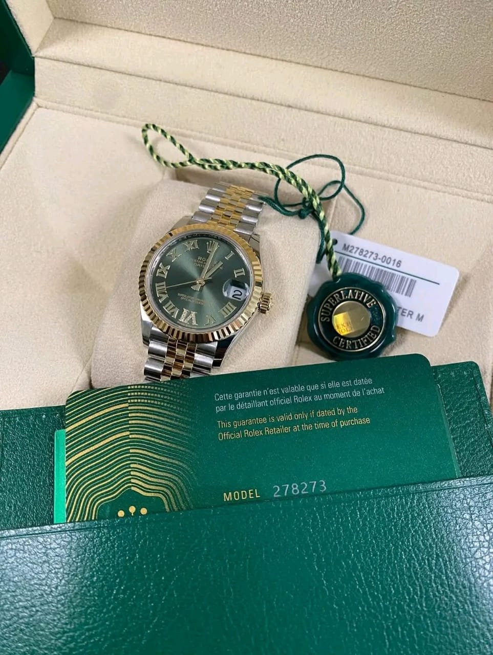 Rolex Datejust 31 278273 Full Set with Original Box and Papers
